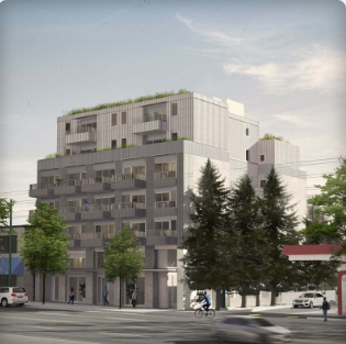 3532 East Hasting commercial painting project by Whytecliff Painting